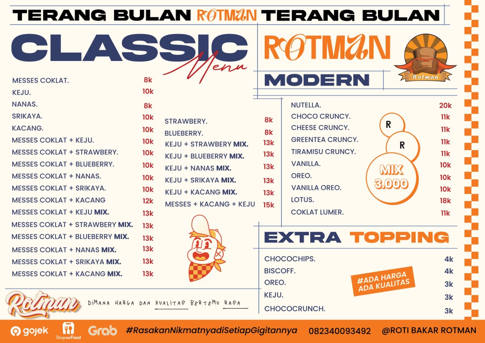 Menu ROTMAN Part 2